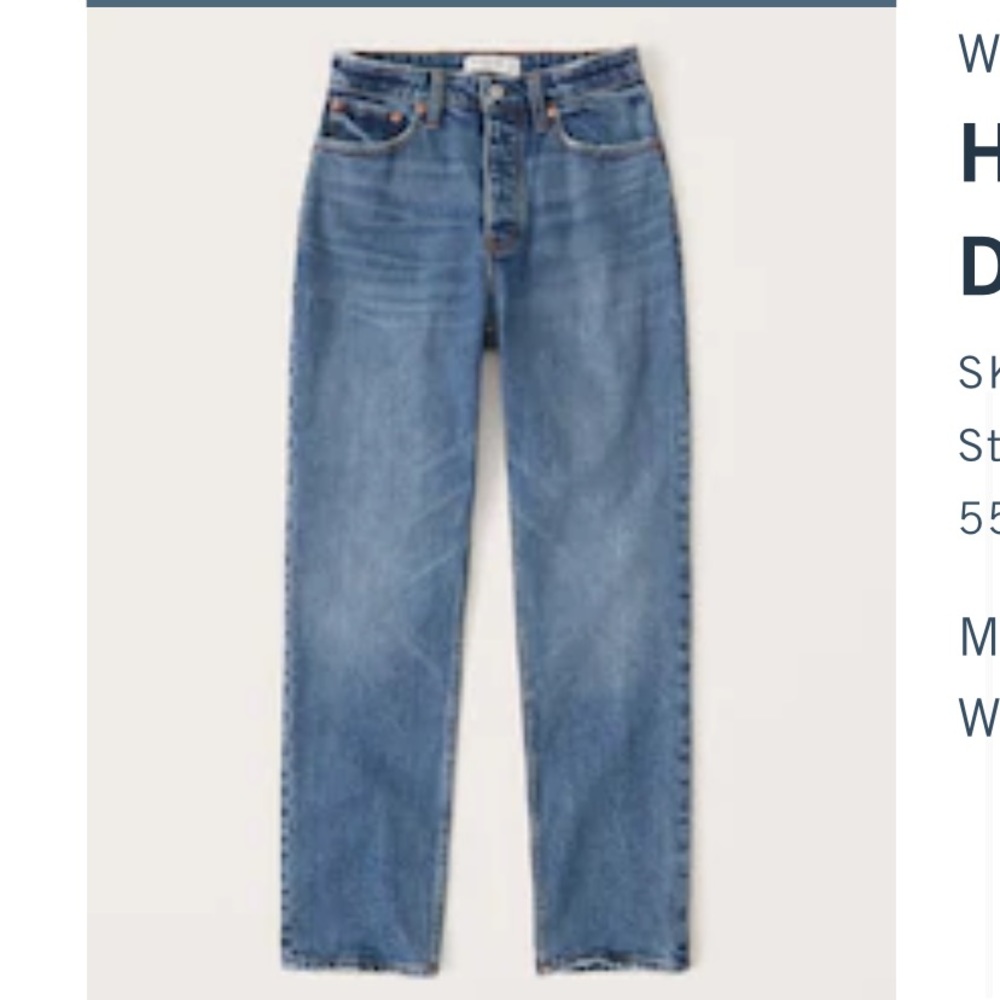 High Rise Dad Jeans